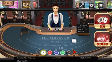 Jogue Blackjack 21 Surrender 3d Dealer online